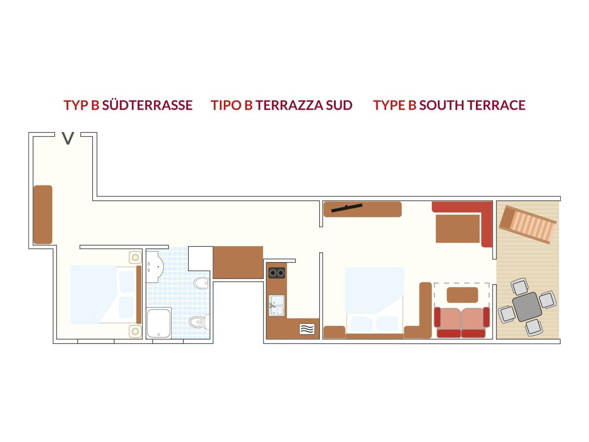 טירולו Hotel Appartement Inge מראה חיצוני תמונה